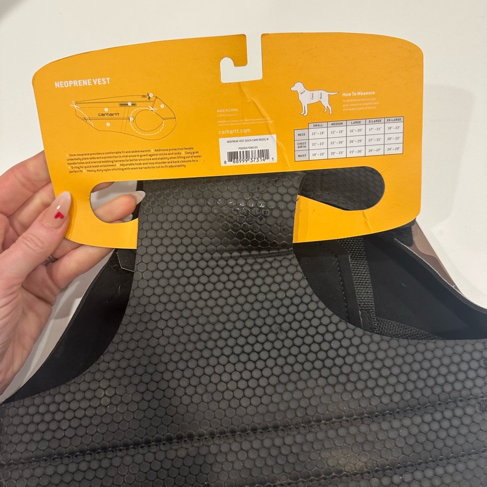 Carhartt Neoprene Dog Vest - Black